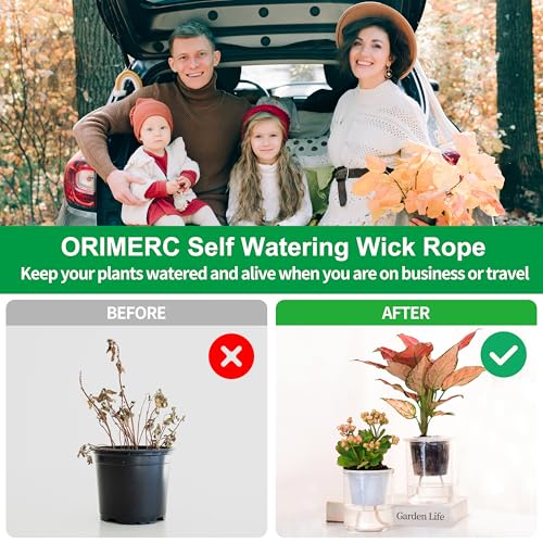 ORIMERC 25 Pack Net Pots 3 inch Hydroponic Pots Come with 25 ft Self Watering Wick & 25 Pcs Plant Label Aquaponics Mason Jar Insert Orchid Netted Basket Slotted Mesh Garden kratky Growing Vegetable - size: 3 inch (25 Pack)