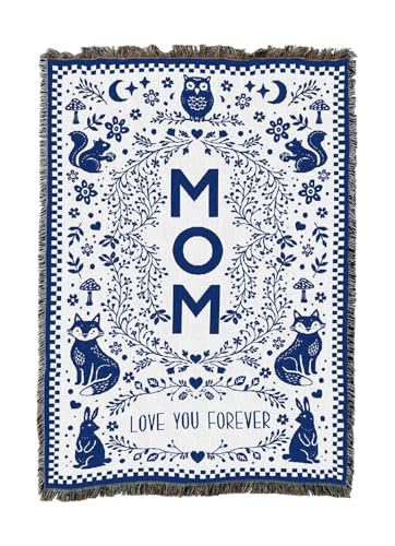 Pure Country Weavers Woodland Creatures Blanket - Gift Tapestry Throw Woven from Cotton - Made in The USA (50X60) - color: Woodland Creatures, size: 50x60
