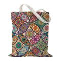 Boho Style Canvas Bag for Women Boho Fashion Tote Bag for Bohemian Lover - color: Mandala Bag