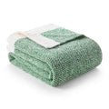 Snuggle Sac Green Throw XL Blanket 50x70,Super Soft Warm Blankets Oversized Throw Knit Blankets Fuzzy Plush Blanket, Heather Green, 50x70 inches - color: Green, size: Throw-XL(50"x 70")