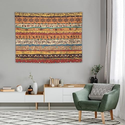 Boho Tribal Abstraction Tapestry, Retro Country Tribal Brown Bohemia Tapestries Home Decor for Living Room Bedroom Decoration 40in Wx30in H (102×76cm) - color: Bohemian Tapestry-17, size: 40in"Wx30in"H (102×76cm)