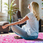 Large Microfiber Boho Mandala Beach Towel Round Bohemian Beach Blanket Hippie Indian Throw Blanket Beach Tapestry Sand Free Quick Dry Yoga Picnic Yoga Mat Wall Decor Circle Tablecloth,59'',Gradient - color: Gradient Mandala
