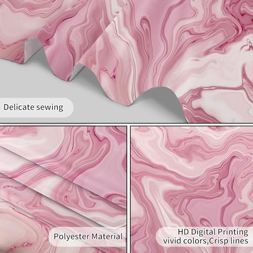 SCECALA Pink Swirl Marble Tapestry Abstract Pink and White Swirl Marble Texture Wall Tapestry Cute Pastel Wall Hanging for Bedroom Living Room College Dorm Photography Party Home Decor 59x51 Inch - color: Pink and White, size: 51"L x 59"W