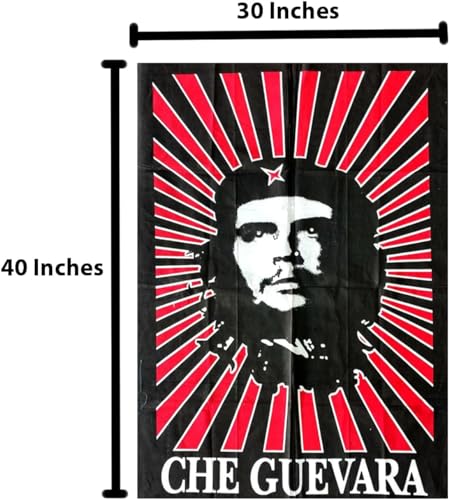 Rastogi Handicrafts Hendrix Guitar 40" X 30" Poster Size Tapestry Decorative Indian Dorm Decor Cotton Tapestry Indian Multi Colored Wall Poster Indian Deity (RH-147) - color: Rh-147