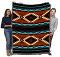 Pure Country Weavers Anatolia Blanket - Southwest Native American Inspired - Gift Tapestry Throw Woven from Cotton - Made in the USA (72x54) - color: Anatolia, size: Large