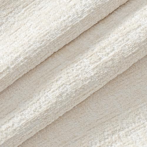MIULEE Decorative Throw Pillow Covers 18x18 Pack of 2 White Couch Pillow Covers Soft Cozy Textured Chenille Pillowcases for Home Decor Sofa Living Room Cushion Bedroom - color: White, size: 18" x 18" (Pack of 2)