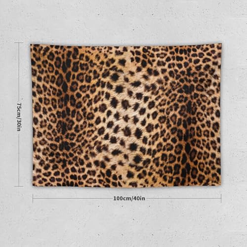 DDCBNS Leopard Print Tapestry, Cheetah Wildlife Skin Texture Wall Hanging, Africa Animal Print Home Decor for Bedroom, Living Room, Dorm - 40" x 30" - color: Animal Skin_4, size: 40"L x 30"W