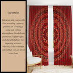 Bless International Handmade Indian hippie Bohemian Psychedelic Peacock Mandala Wall hanging College Dorm Beach Throws Table Cloth Bedding Tapestry (Golden Blue White, King(88x104Inches)(225x265Cms)) - color: Golden Blue White, size: 104"L x 88"W