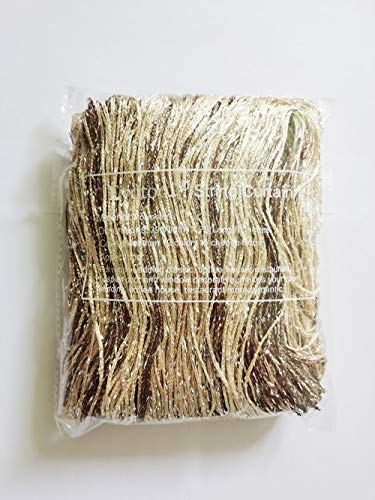 1x2 M Door String Curtain Rare Flat Thread Fringe Window Panel Room Divider Cute Strip Tassel for Wedding Coffee House Restaurant Parts (Coffee & Champagne) - color: Coffee & Champagne