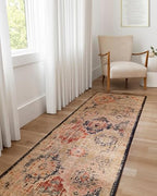 Loloi Jocelyn Collection JOC-07 Khaki/Multi 5'-5" x 7'-6" .38" Thick Area Rug - color: Khaki / Multi, size: 5'5" x 7'6" (Rectangular)
