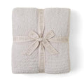 Barefoot Dreams® CozyChic® Throw, Stone, 54"x72" - color: Stone