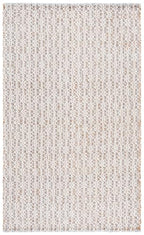 SAFAVIEH Area Rug 4x6 - Natural Fiber Collection - Natural & Light Blue, Handmade Jute & Wool, Ideal for Living Room, Bedroom, Dining Space (NFB225M) - color: Natural/Light Blue, size: 4' x 6' (Rectangular)