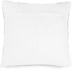 Lush Decor Adelyn Decorative Throw Pillow Cover, 20" W x 20" L, Neutral - Square Pillow - Neutral Diamond Pillow - Textured Pillows - Hygge Decor - Farmhouse Throw Pillows For Bed, Couch, Or Chair