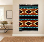 Pure Country Weavers Anatolia Blanket - Southwest Native American Inspired - Gift Tapestry Throw Woven from Cotton - Made in the USA (72x54) - color: Anatolia, size: Large