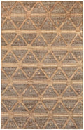 Dash and Albert Rumi Jute Area Rug - 5' x 8' Brown Geometric Handwoven Accent Rug - Durable, Eco-Friendly, High Traffic Area Hallway, Living Room, Stairs - color: Rumi Brown, size: 5' x 8' (Rectangular)