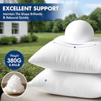 MIULEE Outdoor Pillow Inserts 16x16 Pack of 4 Waterproof Throw Pillow Inserts Decorative 100% Virgin Fibers Filling for Patio Sofa Couch - size: 16x16 Inch