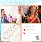 choice of all String Bracelets for Women Boho Wave Surfer Beach Wear Cute Bracelets Set Summer Friendship Jewelry Accessories Beach Stuff - color: B3:purple beach surfer bracelets