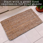 Jute Doormat 30x17 Inch, Jute Entryway, Braided Doormat, Natural Woven Welcome Mat