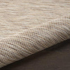 Nourison Home Positano Beige 2'2" x 10' Area Rug - Easy Clean, Non Shedding, Bed Room, Living Room, Dining Room, Kitchen (10' Runner) - color: Beige, size: 2'2" x 10' (Runner)
