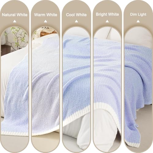 Whale Flotilla Knit Throw Blanket, Ultra Soft Warm Reversible Cozy Decorative Blankets for Couch Sofa and Bed, 50x60 Inch, Lavender - color: Lavender, size: 50x60 Inch