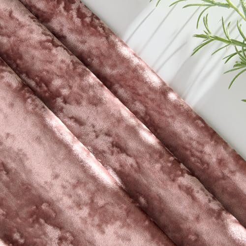 MIULEE Velvet Throw Pillow Covers Set of 2, Soft Neutral Decorative Valentine Spring Pillow Cases with Luxurious Textured Cushion Covers for Home Decor Couch Sofa Bed,Dusty Rose Pink 18x18 inch - color: Dusty Rose Pink, size: 18" x 18" (Pack of 2)