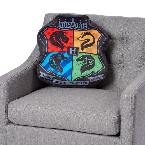 Northwest Warner Bros. Harry Potter Hogwarts Crest Cloud Pillow, 15 inch
