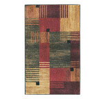 Mohawk Home Alliance Modern Geometric 1' 8" x 2' 10" Area Rug - Red - Perfect for Living Room, Dining Room, Office - size: 1'8" x 2'10" (Rectangular)