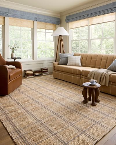 Loloi Chris Loves Julia Judy Collection JUD-02 Natural/Stone 5'-0" x 7'-6" Area Rug - color: Natural / Stone, size: 5' x 7'6" (Rectangular)