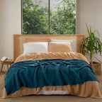 Muslin Blanket - Pure 100% Turkish Cotton Airy Soft Light Versatile Gauze Throw Blanket for Bed, Couch, Sofa (Beige, Twin XL Size (71" x 95" inch)) - color: Beige, size: Twin XL Size ( 71" x 95" inch )