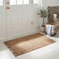 SAFAVIEH Natural Fiber Collection Accent Rug - 2'6" x 4', Natural, Handmade Boho Fringe Woven Jute, Ideal for High Traffic Areas in Entryway, Living Room, Bedroom (NF368A) - color: Natural, size: 2'6" x 4' (Rectangular)