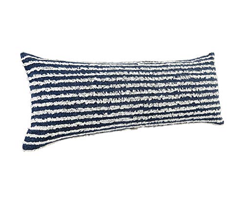 14x36 inches Striped Lumbar Throw Pillow Covers for Fall Decor | Farmhouse Boho Cushion Covers for Throw Pillows | Perfect for Living Room Couch & Bedroom Decorations | Blue/White - color: Blue/White
