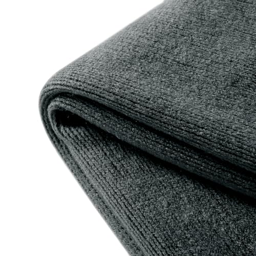 Homiest Decorative Knitted Throw Blanket With Fringe, Lightweight Acrylic Knit, Soft & Cozy Tassel for Couch Sofa Bed (Charcoal Grey, 50 x 60 Inch) - color: Charcoal Grey, size: 50" x 60"