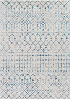 Livabliss Elsie Global Bohemian Area Rug,6'7" x 9',Dark Blue - color: Dark Blue, size: 6'7" x 9' (Rectangular)