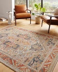 Loloi Jocelyn Collection JOC-01 Sand/Multi 2'-3" x 4'-0" .38" Thick Accent Rug - color: Sand / Multi, size: 2'3" x 4' (Rectangular)