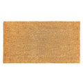 KANKUN Coco Coir Door Mat with Heavy Duty Backing, Welcome Doormat (17" x 30"), Doormat Entrance (Plain - 1Pack) - color: Plain - 1pack