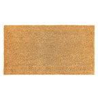 KANKUN Coco Coir Door Mat with Heavy Duty Backing, Welcome Doormat (17" x 30"), Doormat Entrance (Plain - 1Pack) - color: Plain - 1pack