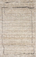 Loloi Jeremiah Brent Bleecker Collection BLE-05 Natural/Charcoal 2'-7" x 10'-0" Runner Rug - color: Natural / Charcoal, size: 2'7" x 10' (Rectangular)