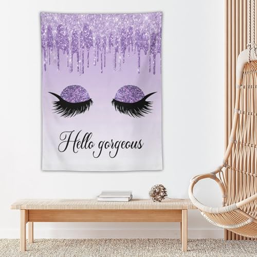 Eyelashes Tapestry Wall Hanging Tapestries Wall Backdrop Room Poster Art Aesthetic Decor for Home Office Bedroom Living Room Dorm 30"x40" - color: Eyelashes-2, size: 40"L x 30"W