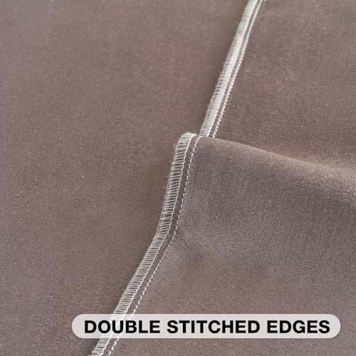 FUTEI Pack of 2 Chenille Decorative Throw Pillow Covers 24x24 Inch,Soft Crushed Striped Texture European Cushion Case,Modern Home Decor for Couch Bed Living Room,Light Grey - color: Light Grey, size: 24" x 24" (Pack of 2)