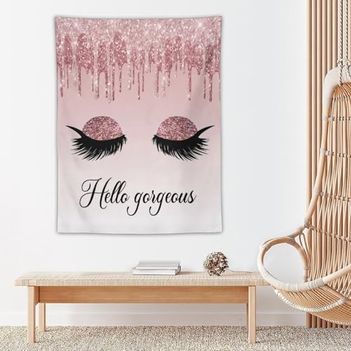 Eyelashes Tapestry Wall Hanging Tapestries Wall Backdrop Room Poster Art Aesthetic Decor for Home Office Bedroom Living Room Dorm 30"x40" - color: Eyelashes-3, size: 40"L x 30"W