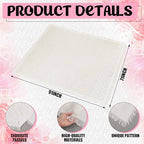 Beeveer 91 x 71 Extra Large Outdoor Boho Picnic Blanket with Tequila Table Runner, 6 Throw Pillow Covers 6 Napkins Woven Cotton Yarn Oversize Beach Blanket Washable Picnic Camp Wedding - color: Tequila