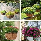 Hanging Baskets Chains 23 Inches 3 Leads Hanging Chains Flower Pot Hanger Replacement Plant Hangers for Planters and Lanterns, Pack of 3 (3 Legs) - style: 3 Legs