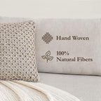 Boho Living 18x18 Grey Throw Pillow Covers with Pillow Insert Included, Pack of 2 - color: Grey, size: (2) 18" x 18" Pillow Covers With Insert