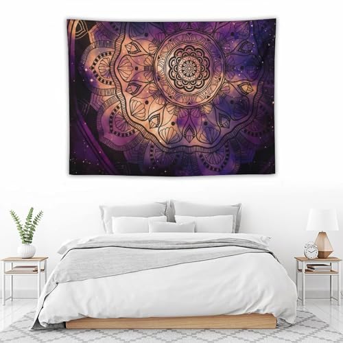HZOHNAGO Mandala Tapestry Vintage Abstract Ancient Geometric Star Field Colorful Galaxy Background Printed Wall Tapestry Colorful Wall Hanging for Bedroom Living Room Dorm 40" W x 30" H - color: Style-7, size: 40"L x 30"W