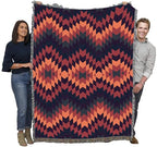 Pure Country Weavers Sunset Desert - Western Tapestry Throw Blanket Woven from Cotton - Made in The USA (72x54) - color: Sunset Desert