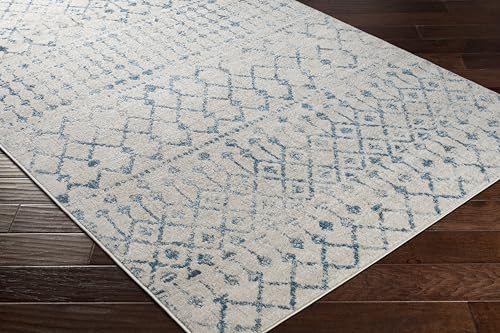 Livabliss Elsie Global Bohemian Area Rug,6'7" x 9',Dark Blue - color: Dark Blue, size: 6'7" x 9' (Rectangular)