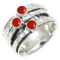 Gemstone Silver Plated Band Ring Men & Women All Size Gift Item Handmade Jewelry CRG1269AA
