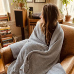 Bed Blanket, Lightweight, Cotton-Rich Blend, 100% Recycled Cotton, Twin Size (57 x 79 Inch), Textured Woven Bedding, Easycare, Breathable Layering, Summer Coverlet, Mocha Brown - color: Mocha Brown, size: Twin
