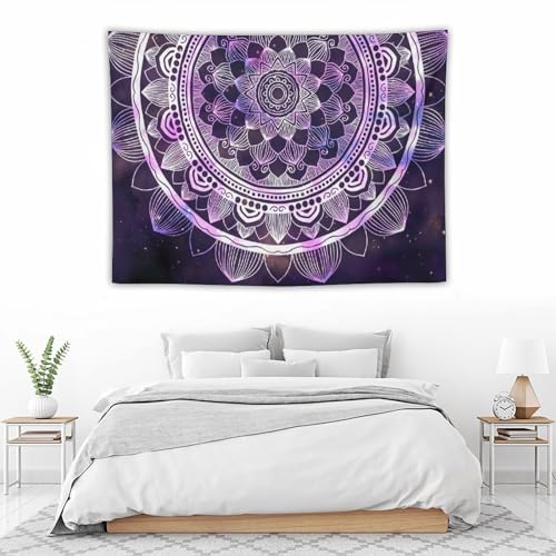 HZOHNAGO Mandala Tapestry Abstract Ancient Geometric Star Field Colorful Galaxy Pattern Printed Wall Tapestry Watercolor Abstract Wall Hanging for Bedroom Living Room Dorm 40" W x 30" H - color: Mandala-1, size: 40"L x 30"W