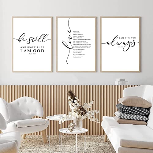 Bible Verse Wall Art Decor Scripture Canvas Wall Art Christian Pictures Inspirational Artwork Scripture Bible Verse Posters Christian Paintings for Living Room Bedroom 16x24 Inch Unframed Set of 3 - color: Bible Verse Art - Two, size: 16x24 Inch Unframed